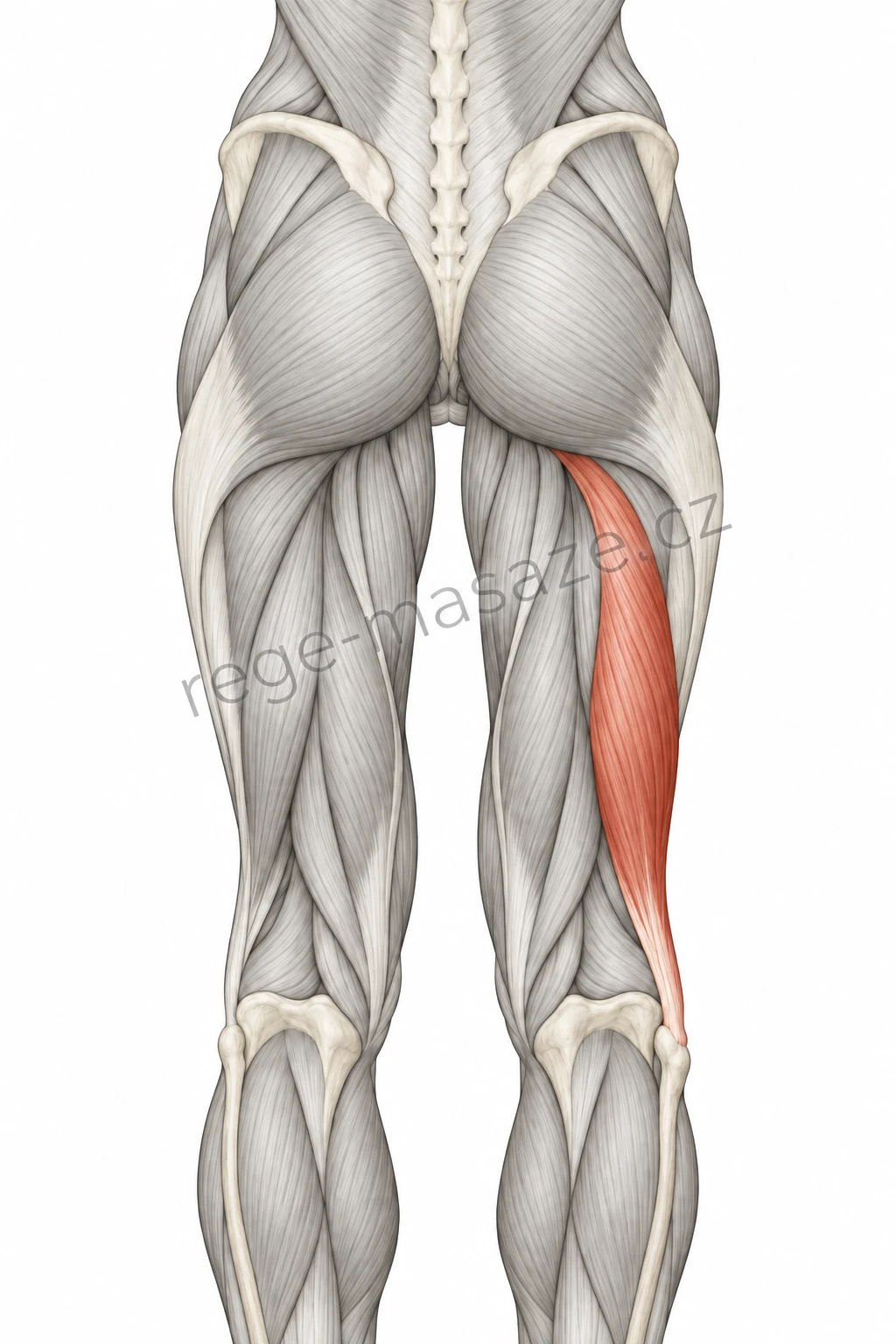 Dvojhlavý sval stehenní (m. biceps femoris)