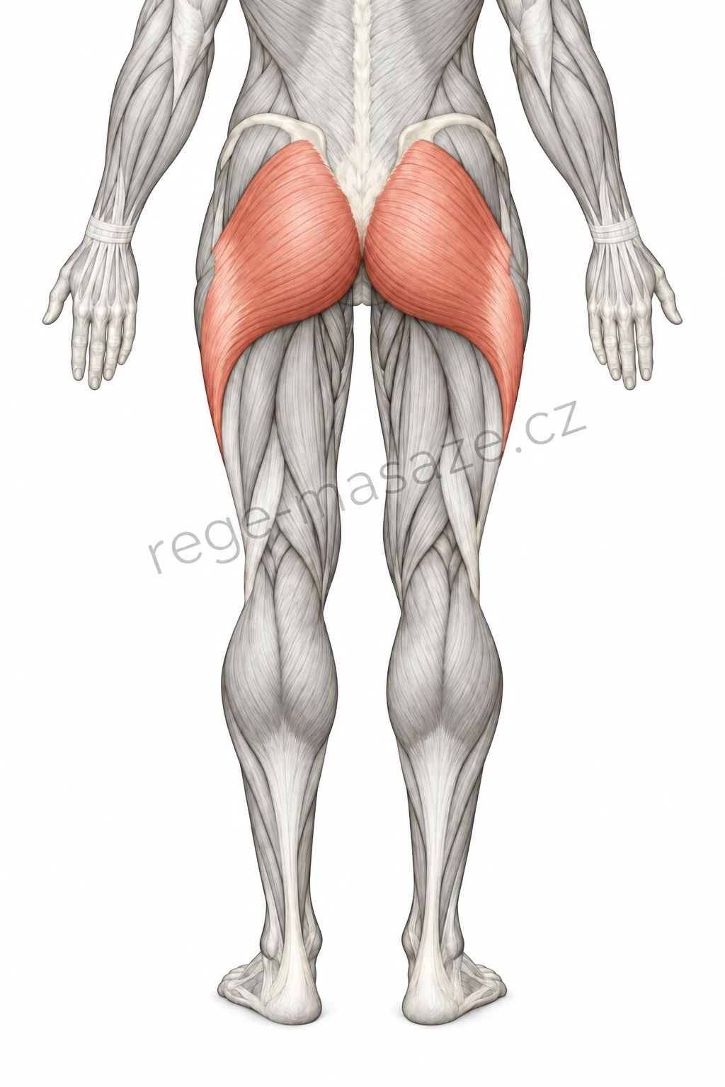 Velký hýžďový sval (m. gluteus maximus)