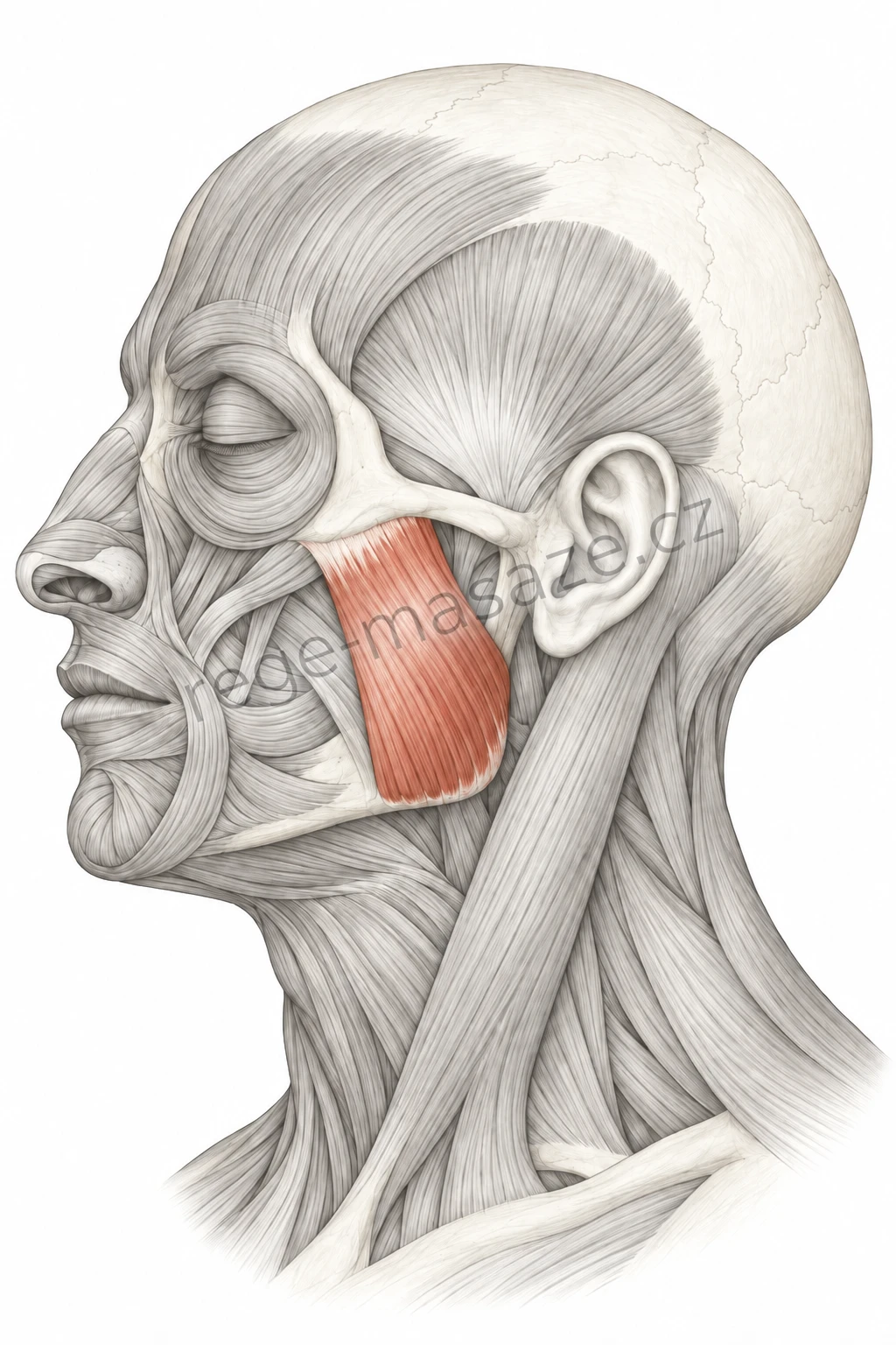Žvýkací sval (m. masseter)
