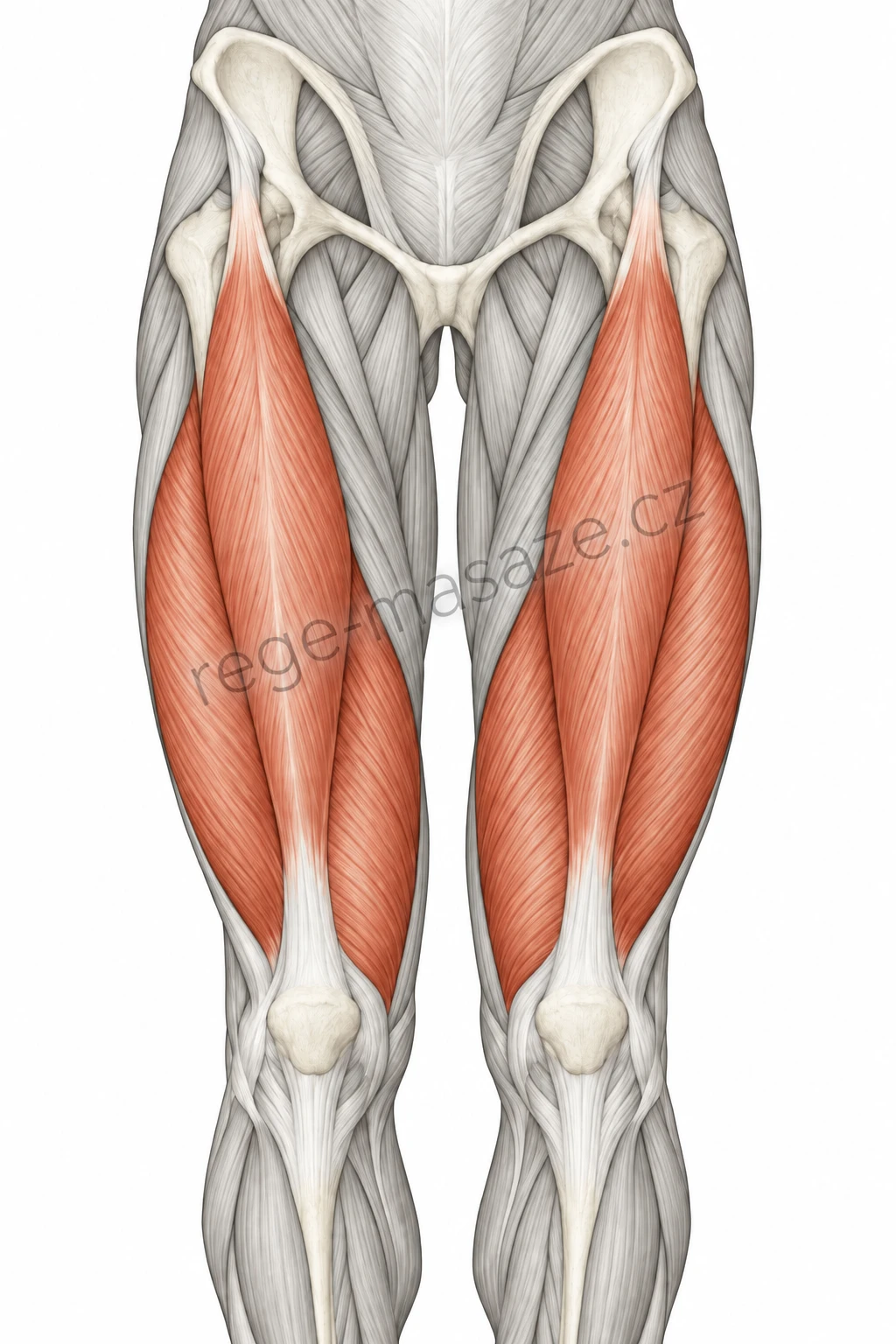 Čtyřhlavý sval stehenní (m. quadriceps femoris)